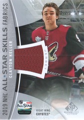 2019-20 Upper Deck SP Game Used All-Star Skills Fabrics Clayton Keller #AS-CK